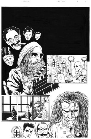 Rob Zombie Comic Book Interior Page